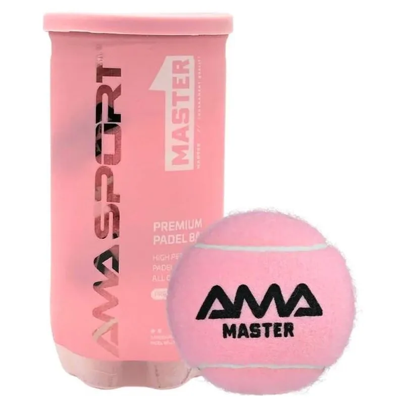 Tubo Pelotas AMA Sports Pink x2