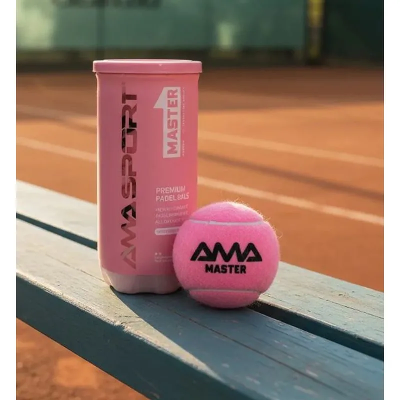 Tubo Pelotas AMA Sports Pink x2 — foto 2