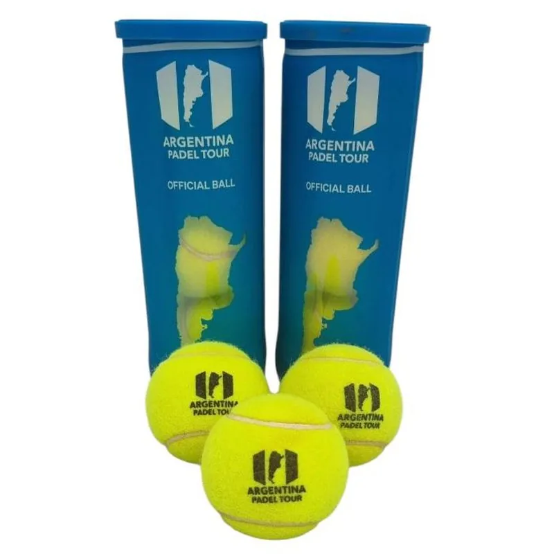 Tubo Siux Argentina Padel Tour x3